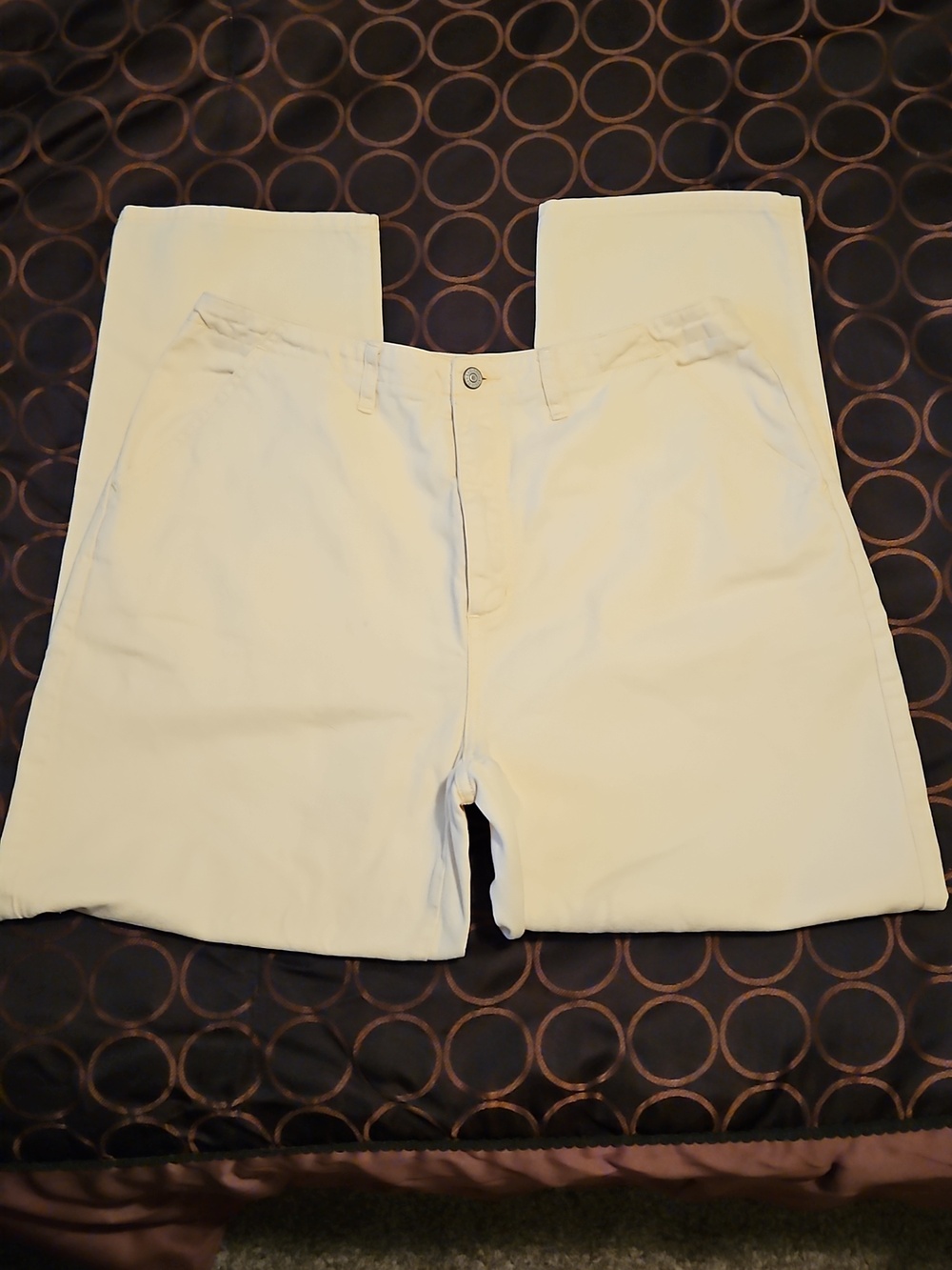C.J. Banks Vintage Pale Yellow sz 16W 100% Cotton Denim Pants Jeans